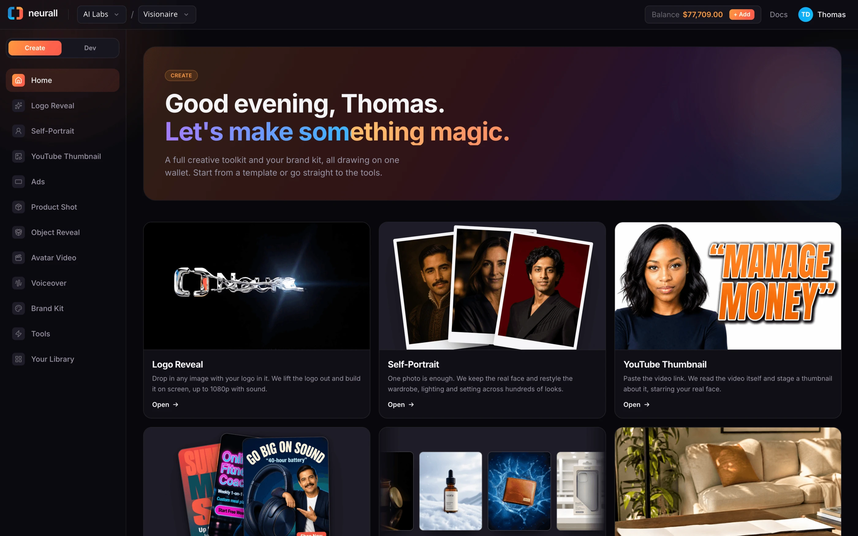 The Create home